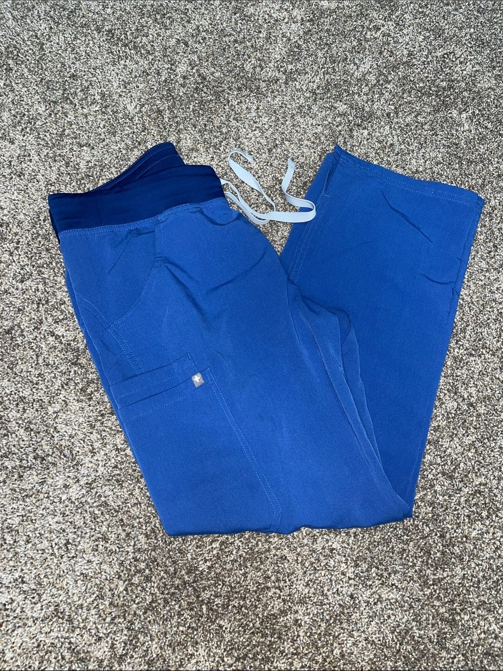 Figs Men's Cobalt Blue Drawstring Scrub Joggers